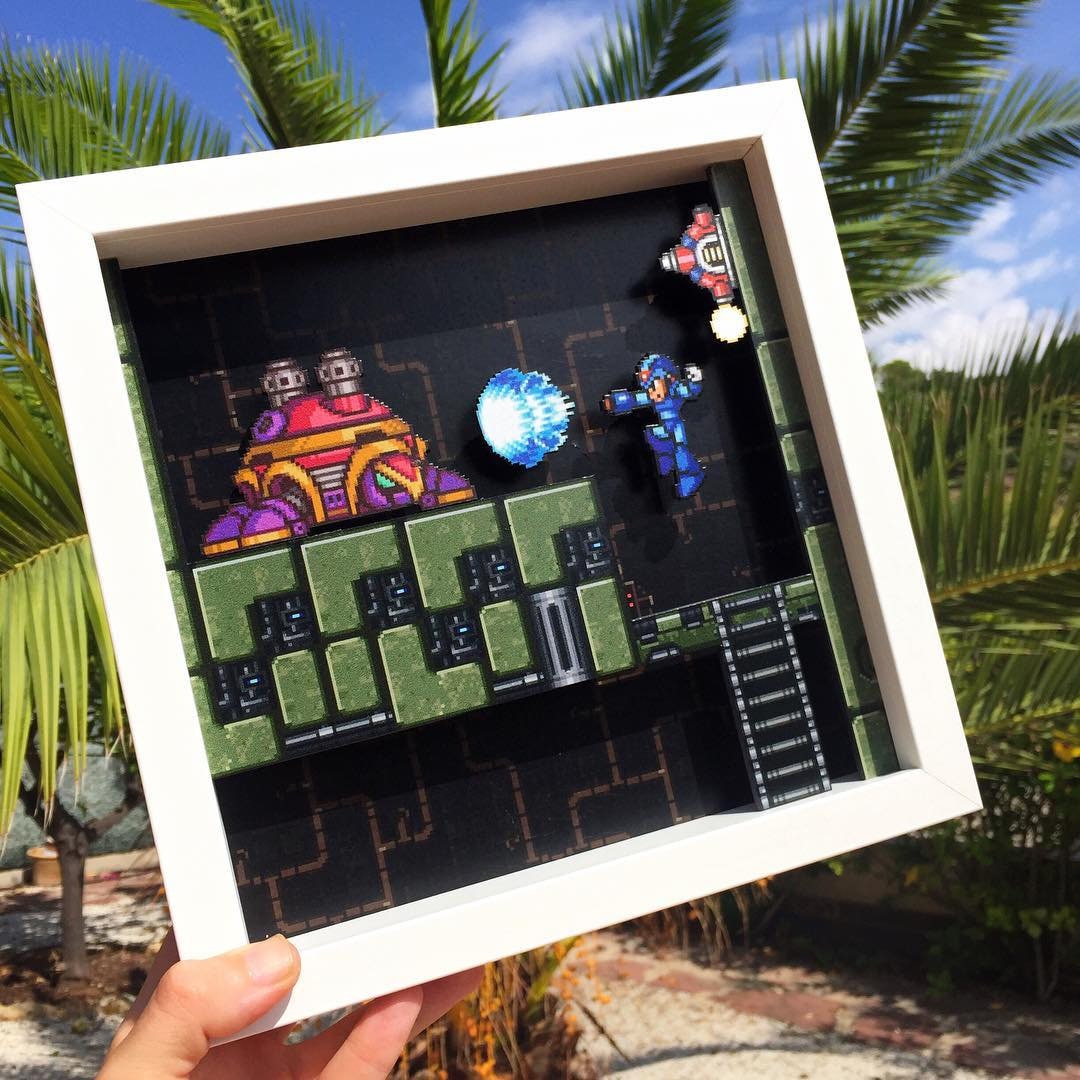 ピクセルフレーム ロックマン7 シャドウボックス