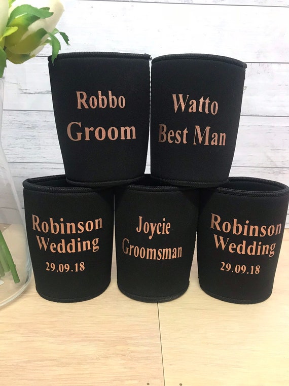 Best Man/Groomsman Stubby Holders