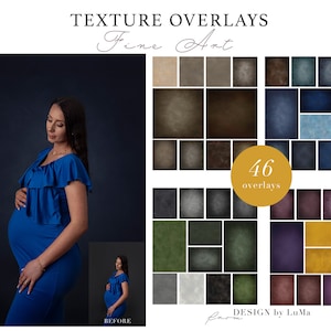 Collection of 46 Fine Art Digital Overlays, Maternity Session, Digital Textures, Digital Backgrounds, Photoshop Digital Overlays