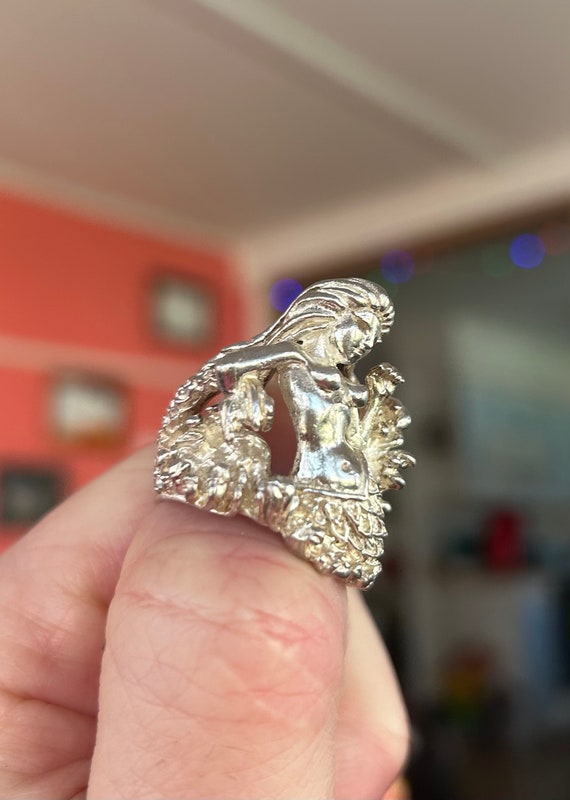 Mermaid Sterling Silver ring View 4