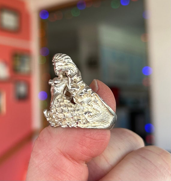 Mermaid Sterling Silver ring View 6