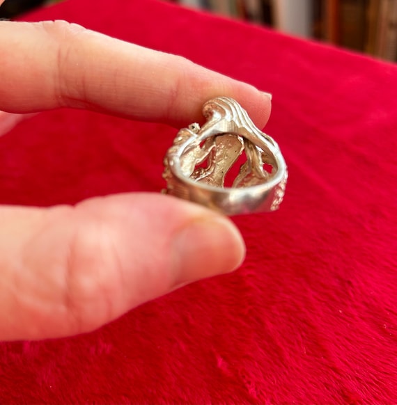 Mermaid Sterling Silver ring View 3