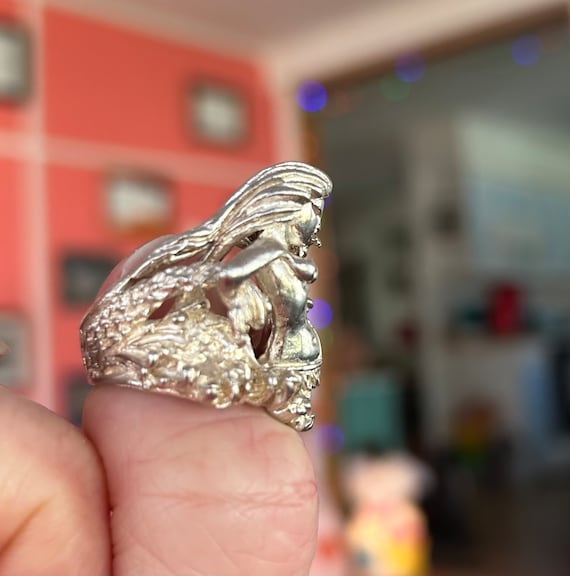 Mermaid Sterling Silver ring View 5