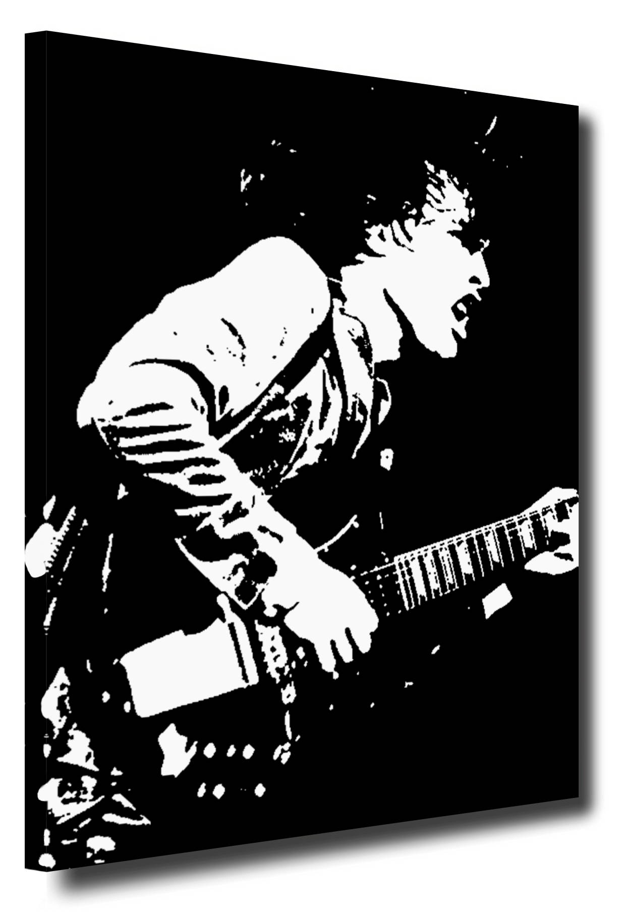 AC/DC Angus Young AcDc Modern Painting Painted Hand Style Pop | Etsy