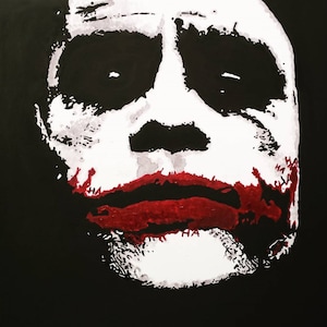 Quadro Dollaro Joker bianco e nero [Consegna gratuita] –