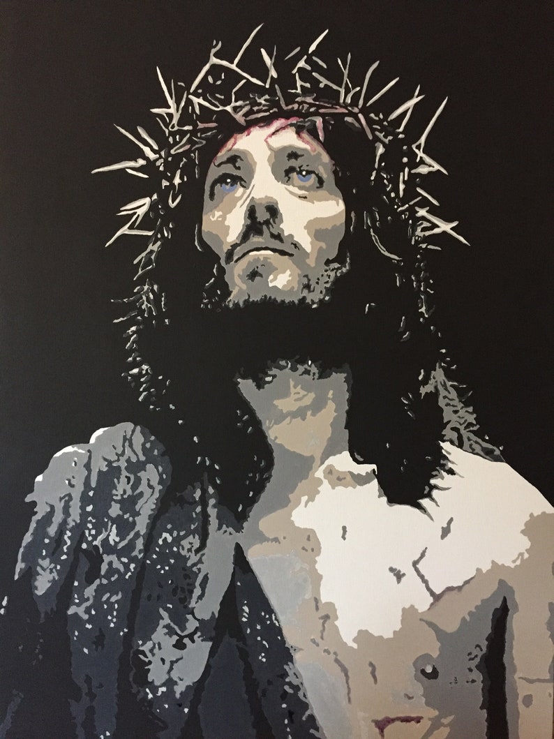 JESUS CHRIST FAITH Modern Picture Hand Painted Pop Art Style Etsy