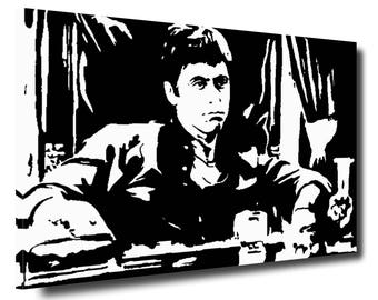 Quadro Pop Art Scarface dipinto - Annunci Firenze