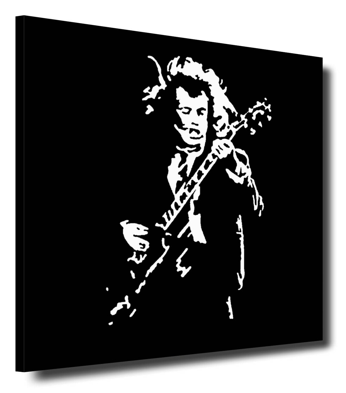 AC/DC Angus Young Acdc Modern Picture Hand Painted Pop Art Style