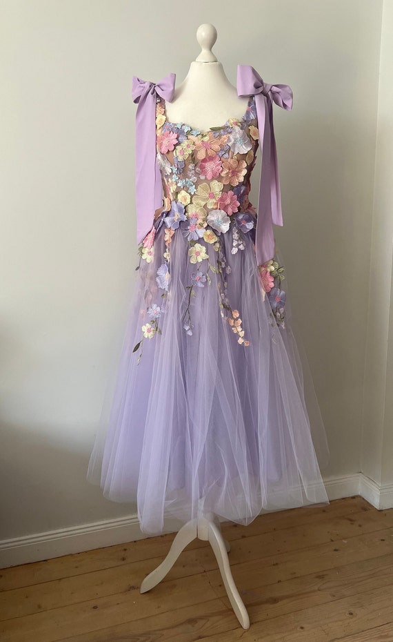 Pastel lavender dress hot sale