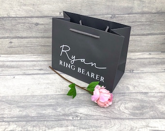 Ring Bearer Gift Bag, Page Boy Gift Bag, Groomsman Gift Bag, Best Man Gift Bag, Father Of The Groom, Father Of The Bride, Best Man Gift