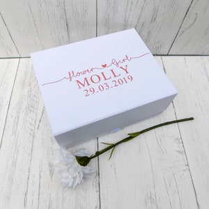 Flower Girl Gift Box, Gift Box For Flower Girl, Flower Girl Gift, Flower Girl, Bridesmaid Gift Box, Bridesmaid Gift, Bridal Gift Boxes