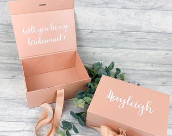 Bridesmaid Proposal Gift Box, Bridesmaid Proposal Box, Personalised Bridesmaid Proposal Gift Box, Bridesmaid Box, Personalised Bridesmaid