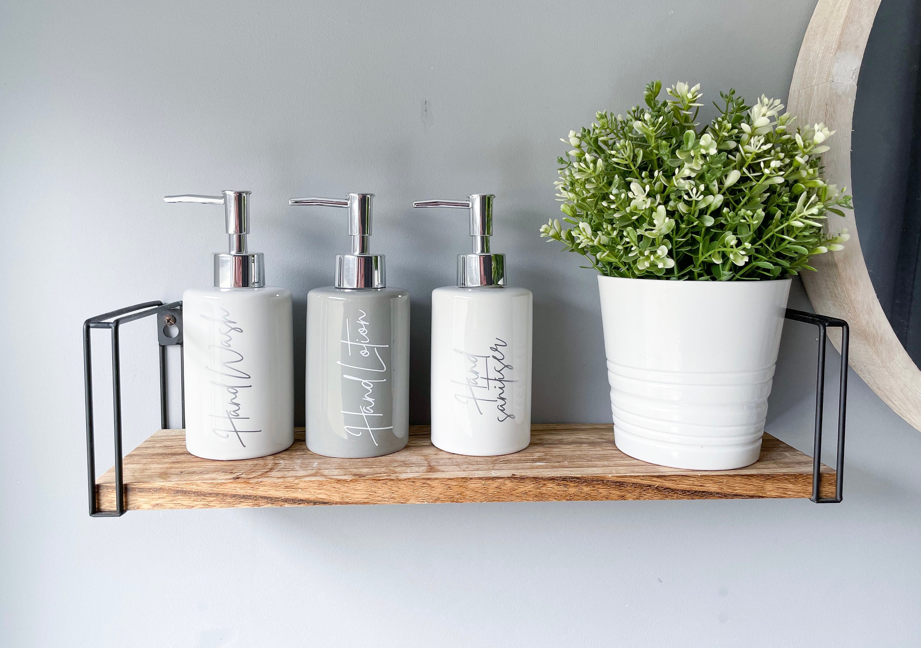 Soap Dispenser Ceramic Hand Wash Dispenser Personalised Etsy UK