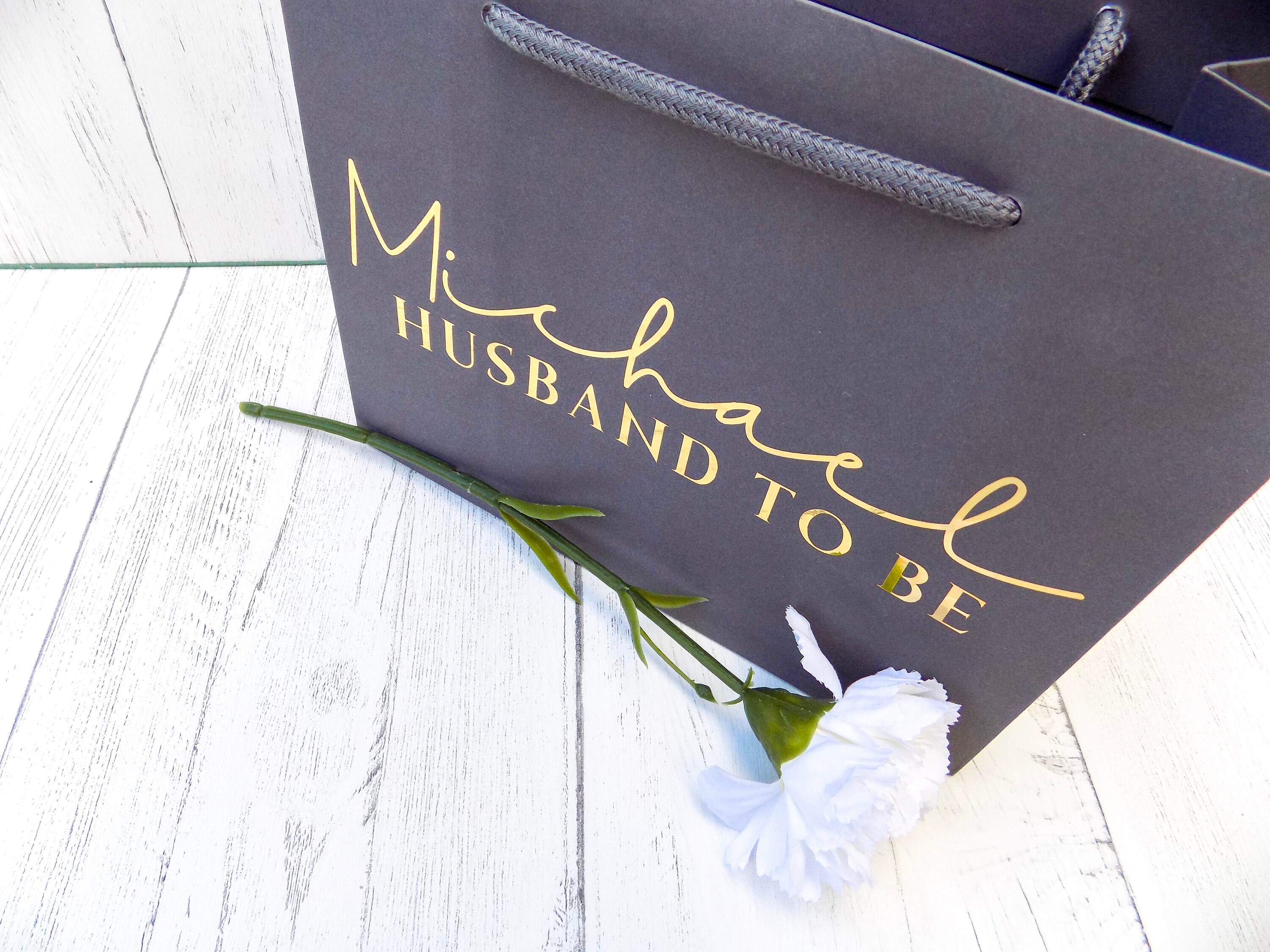 Husband to Be Gift Bag Groom Gift Bag Gift for Groom Etsy UK