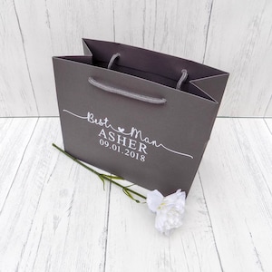 Best Man Gift Bag, Groomsmen Gift Bag, Usher Gift Bag, Father Of The Bride Gift Bag, Bridesmaid Gift Bag, Personalised Wedding Gift Bags