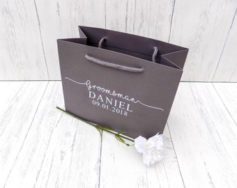 Groomsman Gift Bag, Best Man Gift Bag, Personalised Groomsmen Gift, Best Man Gift, Groomsmen Gifts, Bridal Party Gift Bags, Wedding Gift Bag