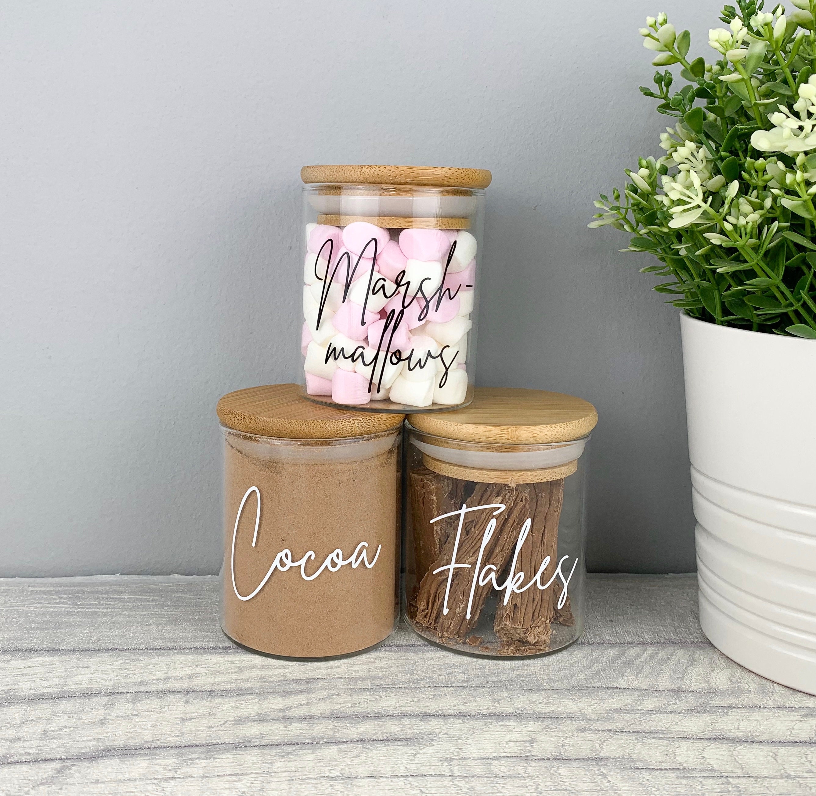 Hot Chocolate Jars Personalised Hot Chocolate Jars Etsy