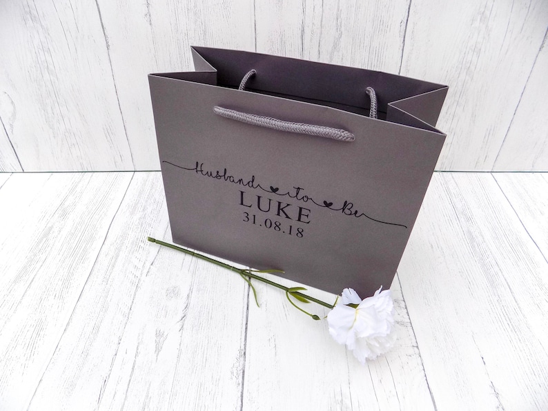 Husband to Be Gift Bag Groom Gift Bag Best Man Gift Bag Etsy