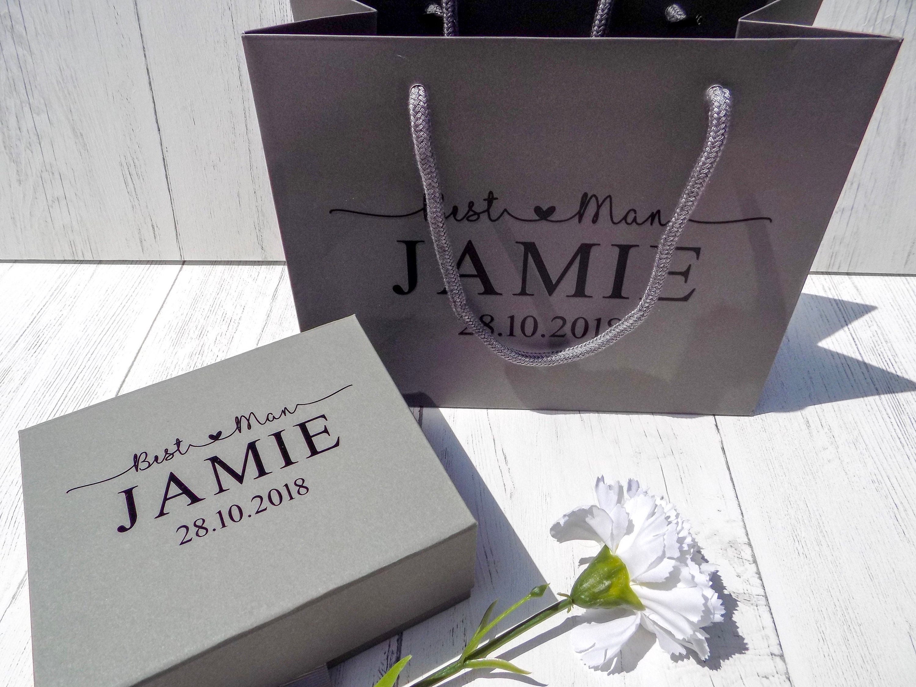 Best Man Gift Box Best Man Wedding Gift Wedding Favour Box Etsy UK
