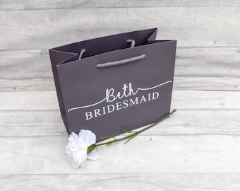Bridesmaid Gift Bag, Bag, Maid Of Honour Gift Bag, Bridal Party Gift Bag, Bridesmaid, Personalised Bridesmaid Gift Bag