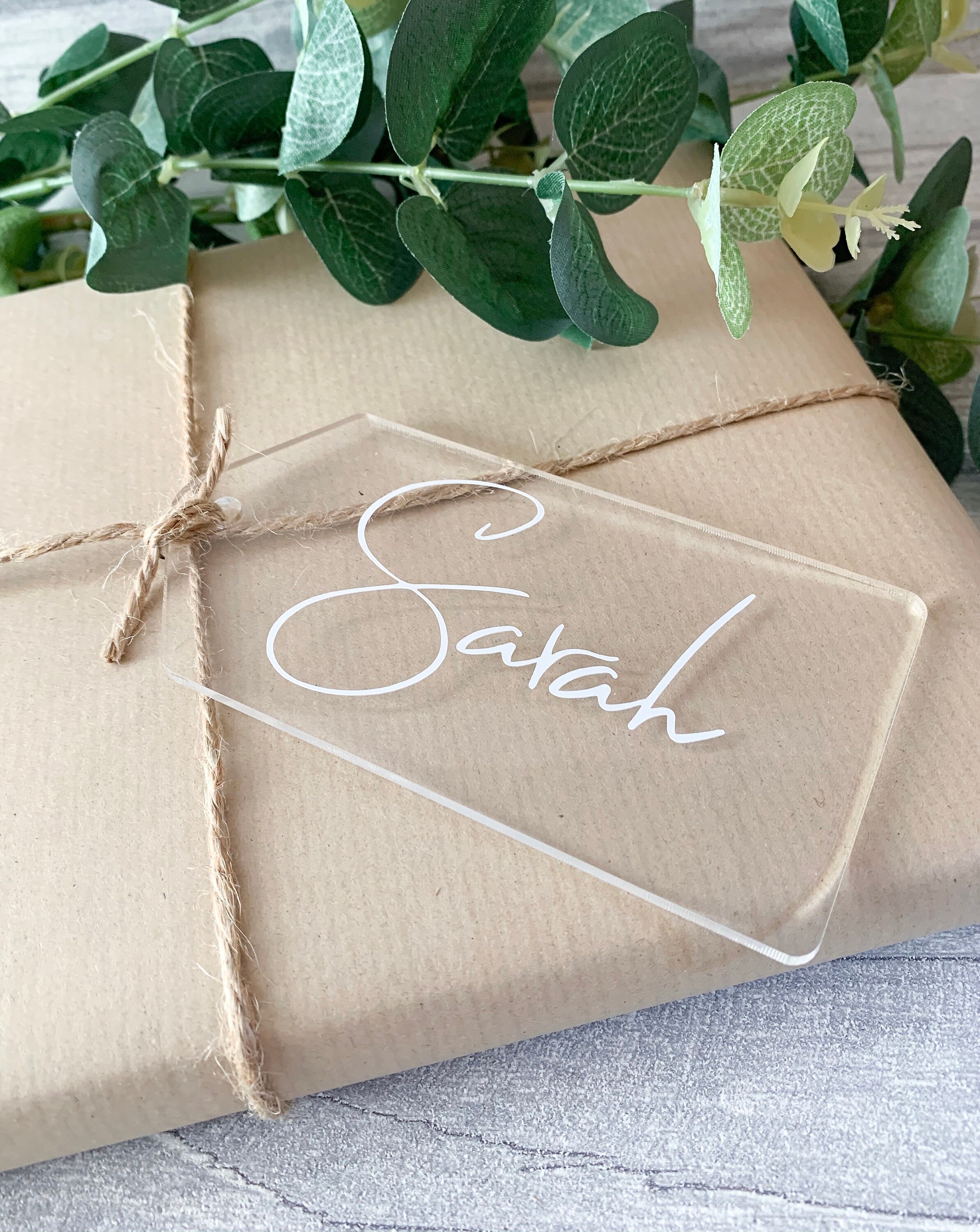 Personalised Gift Tag Name Gift Tag Reusable Gift Tag Etsy UK