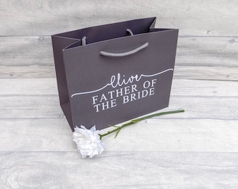Father Of The Bride Gift Bag, Father Of The Groom Gift Bag, Best Man Gift Bag, Groomsman Gift Bag, Usher Gift Bag, Page Boy Gift Bag