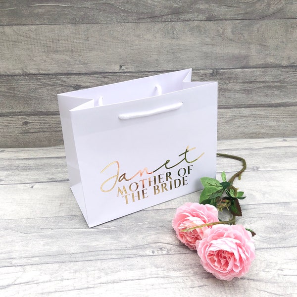 Mother Of The Bride Gift Bag, Mother Of The Groom Gift Bag, Father Of The Bride Gift Bag, Father Of The Groom Gift Bag, Personalised Bags