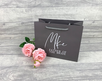 Father Of The Bride Gift Bag, Best Man Gift Bag, Personalised Gift Bag, Father Of The Groom Gift Bag, Groomsman Gift Bag, Bridal Party