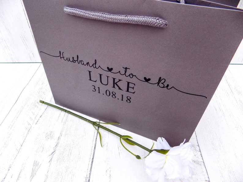 Husband to Be Gift Bag Groom Gift Bag Best Man Gift Bag Etsy
