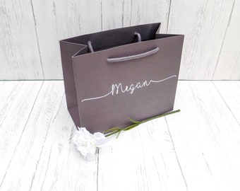 Bridesmaid Gift Bag, Flower Girl Gift Bag, Personalised Bridal Party Bag, Mother Of The Bride Gift Bag, Groomsmen Gift Bag, Wedding Gift Bag