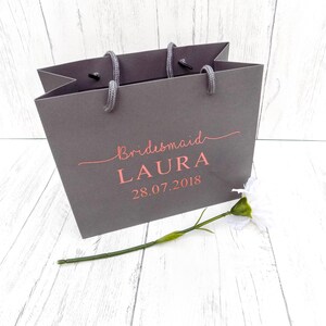 Bridesmaid Gift Bag, Bridesmaid Bag, Gift Bag, Bridal Party Gift Bag, Personalised Gift Bag, Maid Of Honour Gift Bag, Bridesmaid Gift