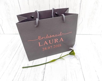 Bridesmaid Gift Bag, Bridesmaid Bag, Gift Bag, Bridal Party Gift Bag, Personalised Gift Bag, Maid Of Honour Gift Bag, Bridesmaid Gift