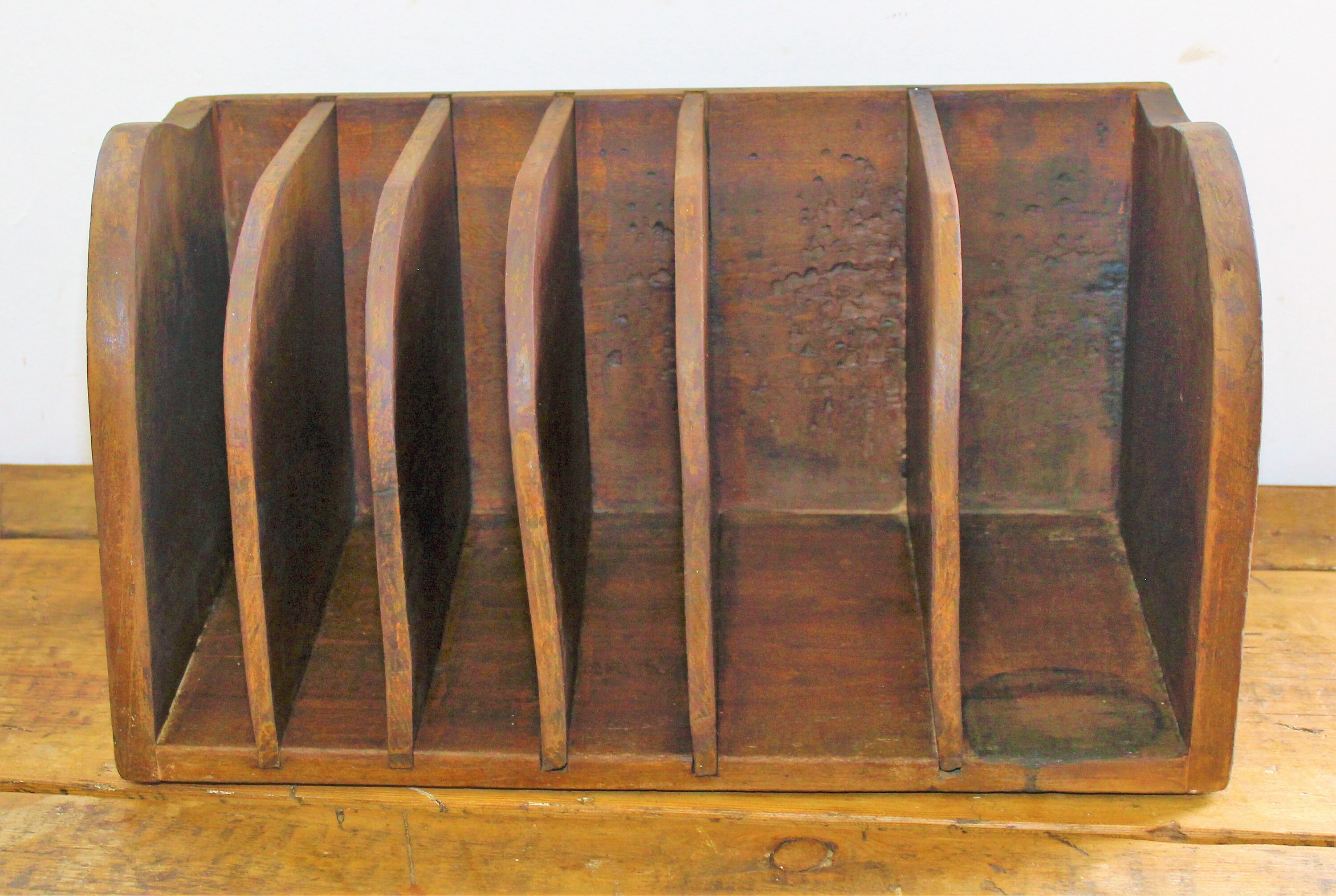 Antique wooden letter rack pigeon hole industrial Etsy