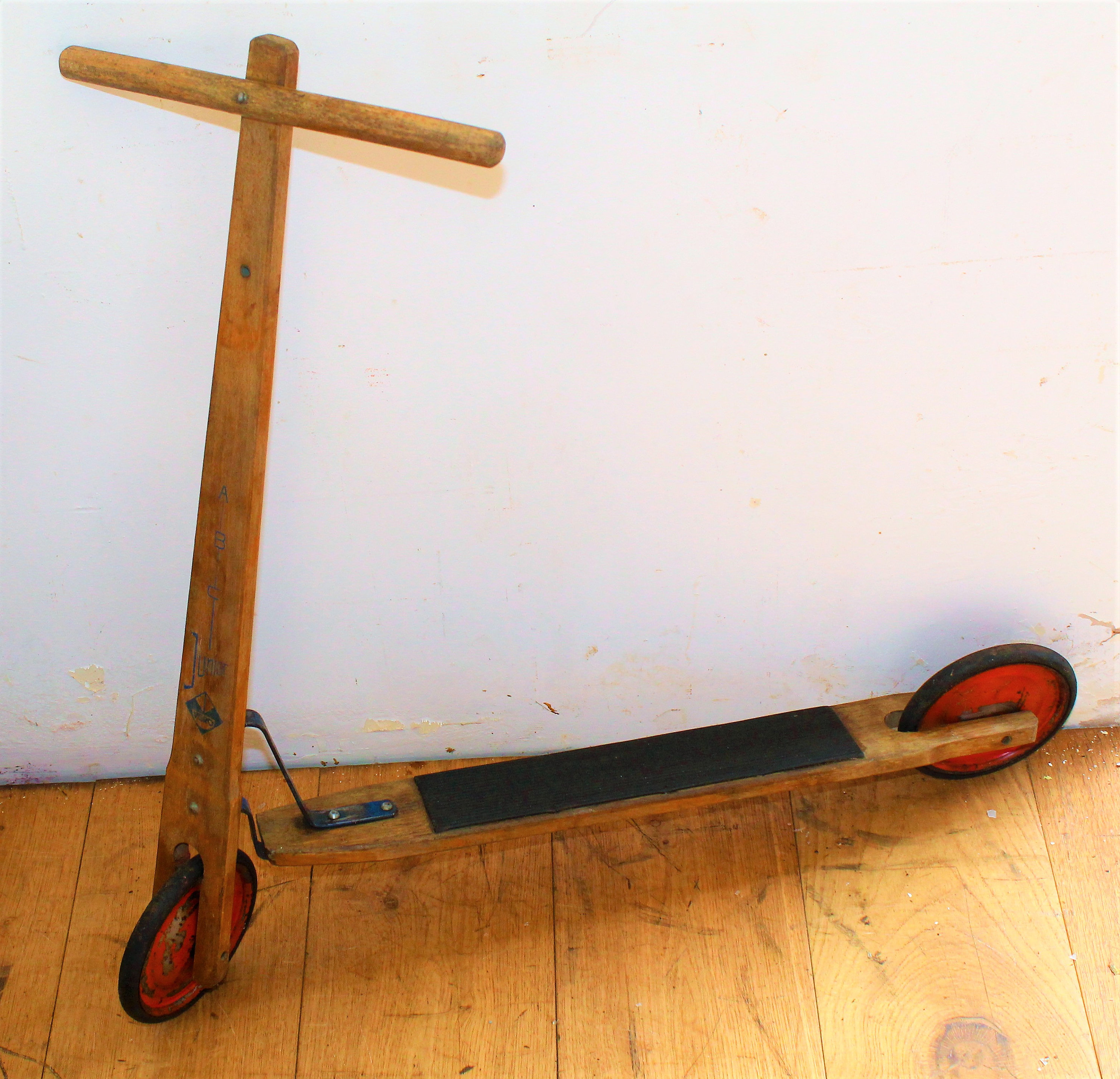 1960s Chids Vero ABC Wooden Scooter Toy Pedal Vintage Tricycle Etsy