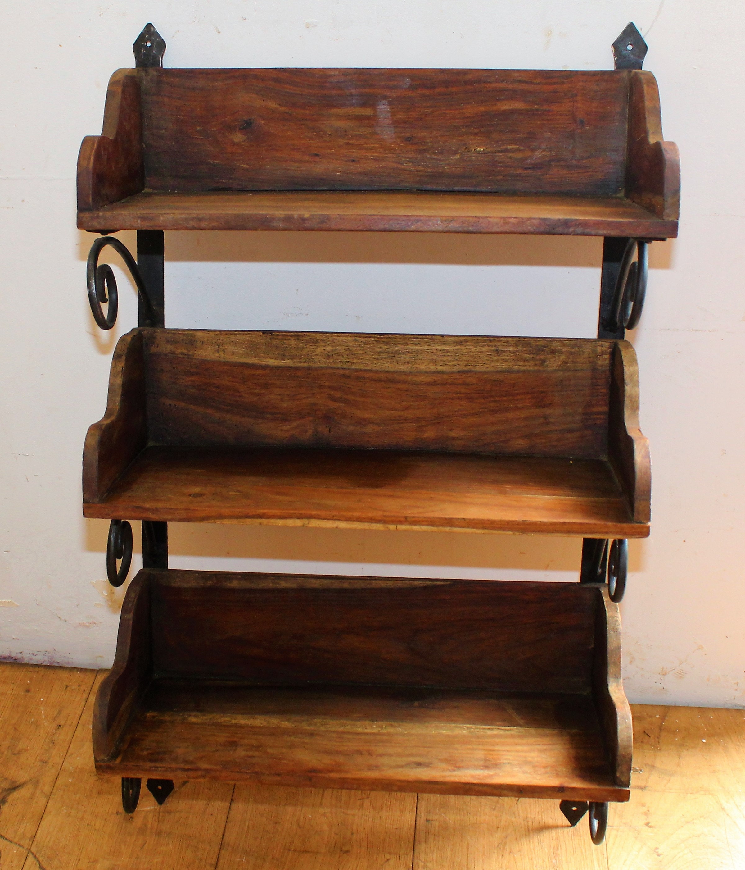 Almacenamiento de madera vintage cocina rack Unidad industrial | Etsy