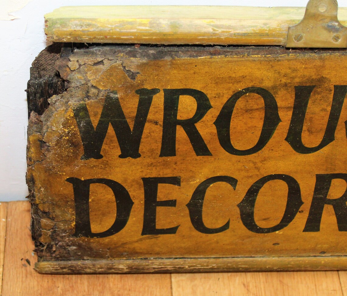 Old Advertising tradesmen wooden sign decor mancave old wood | Etsy