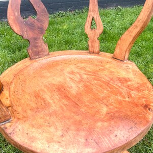 Victorian oak captains swivel chair wooden desk office antique vintage industrial seating kitchen retro armchair image 6