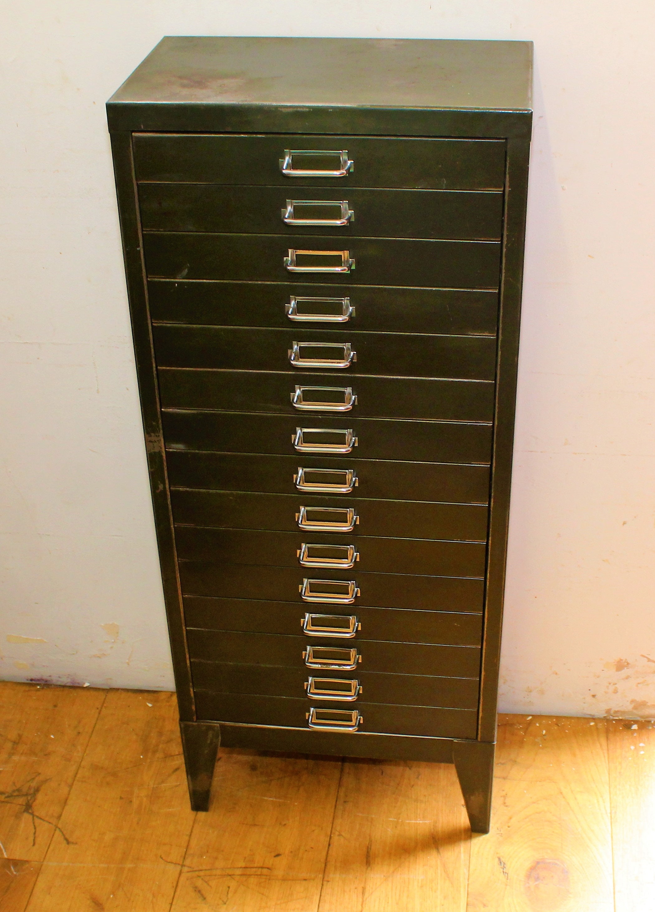 1950s STOR 15 draw steel filing box desk metal office Etsy