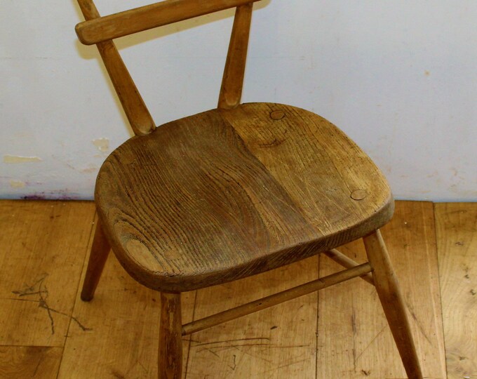 Ercol Yellow Dot Vintage Stacking Childs Chairs Mid Century Etsy UK