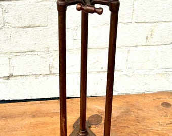 1920s Art deco retail stands shop display racks industrial antique vintage haberdashery storage jewellery plinth hat