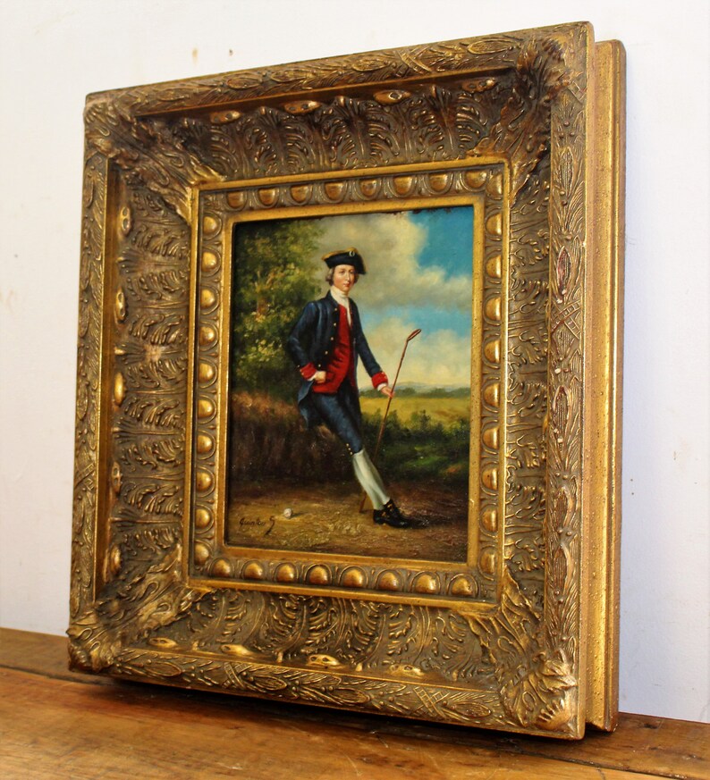 Estilo antiguo Pintura al óleo Renacimiento georgiano casa de | Etsy