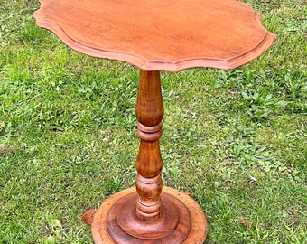 Victorian mahogany antique side table vintage wooden arts and crafts hall desk industrial occasional wine