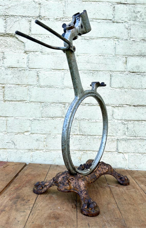 Antique Willbro Norwich Victorian Bicycle Cast Iron Stand Shop Display Cycle Industrial Vintage Rack Decor Mancave Etsy Finland