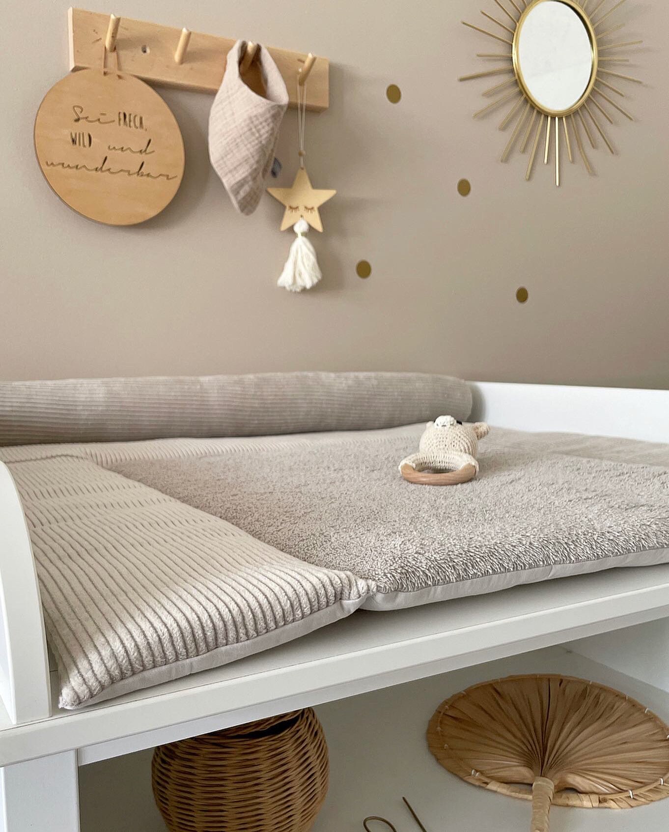 Lush Decor Wickelunterlage – Weich & Kuschelig Mit Wald-Design Fürs Baby