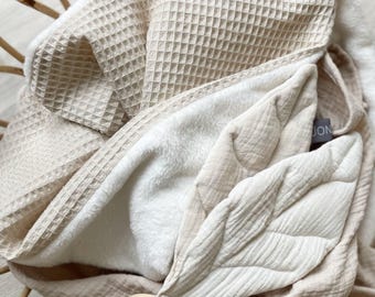 Cuddly blanket waffle baby blanket fleece blanket baby blanket