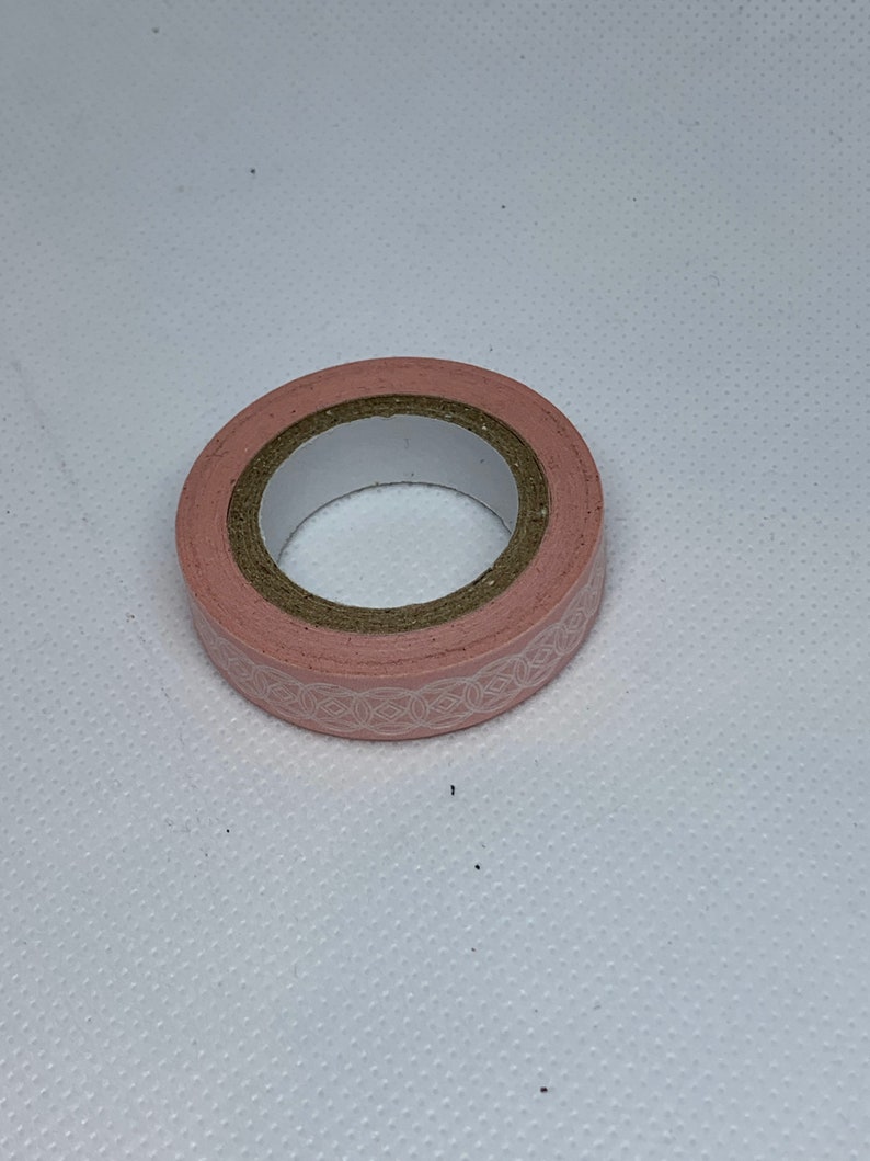 Hearts Washi Tape Adhesive Red Washi Tape Decorative Tape Gray and Pink Washi Tape