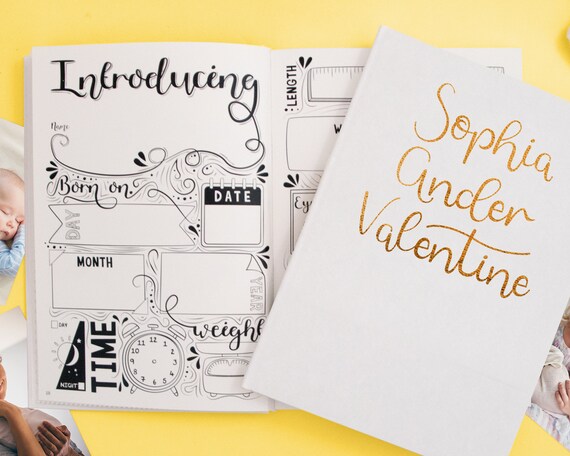 baby shower memory book