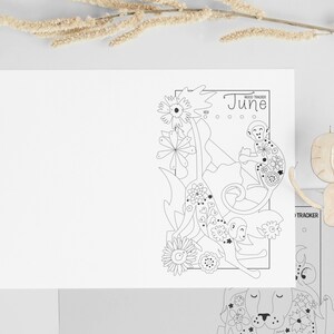 MONTHLY MOOD TRACKER | Printable Bullet Style Journal Templates | 2026 ...