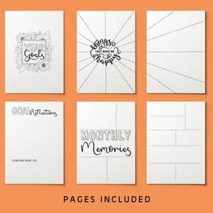 Mall för Mindful Journal: Mål- och tacksamhetsplanerare (PDF-nedladdning) bild 3