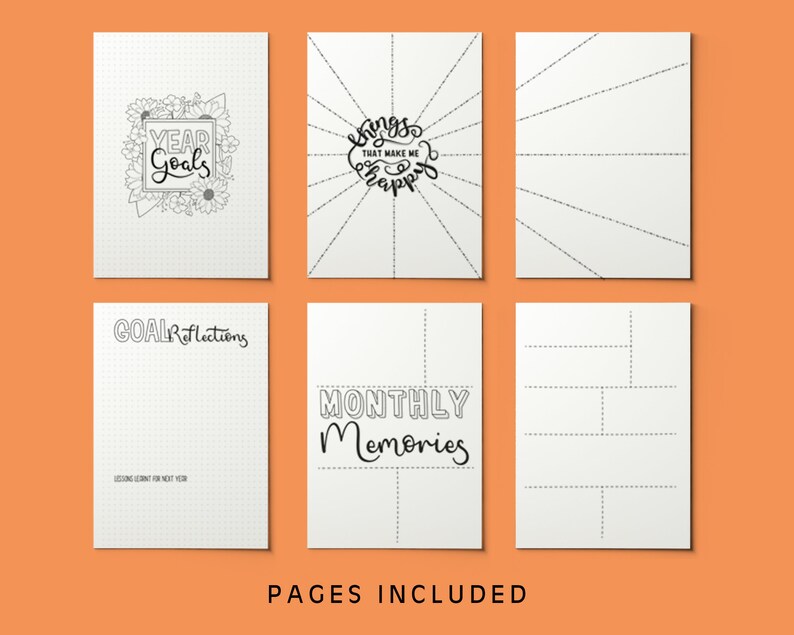 Mall för Mindful Journal: Mål- och tacksamhetsplanerare (PDF-nedladdning) bild 3